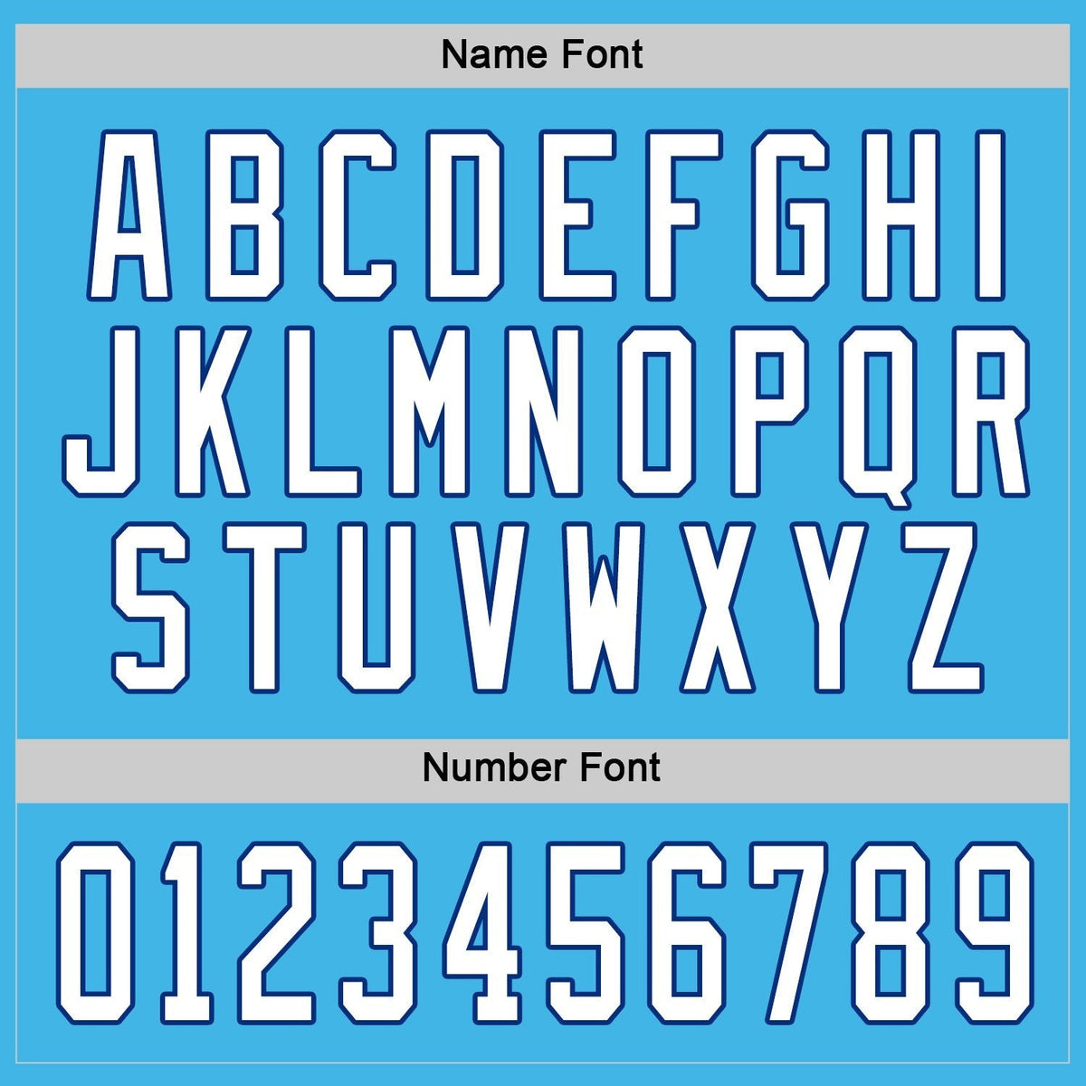Custom Sky Blue White-Royal Hockey Jersey photo 3