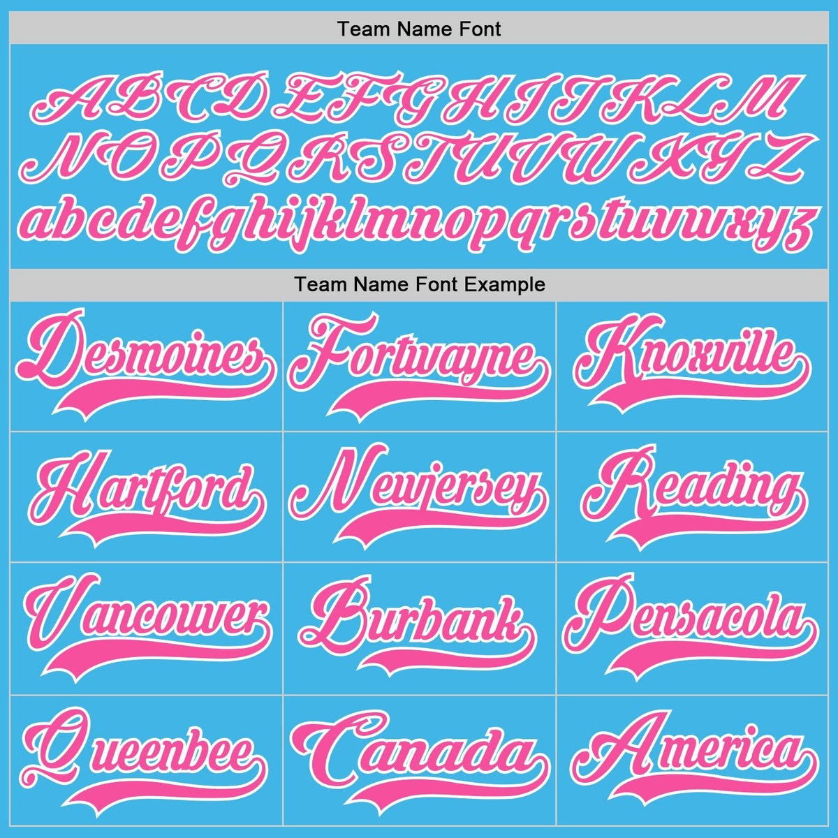 Custom Sky Blue Pink-White Hockey Jersey photo 3