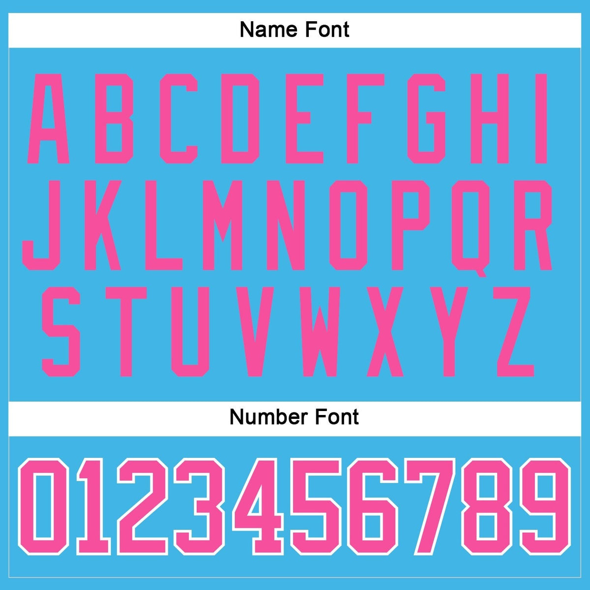 Custom Sky Blue Pink-White Hockey Jersey photo 4