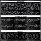 Custom Black Snakeskin Black-Gray 3D Pattern Design Authentic Basketball Shorts photo 2