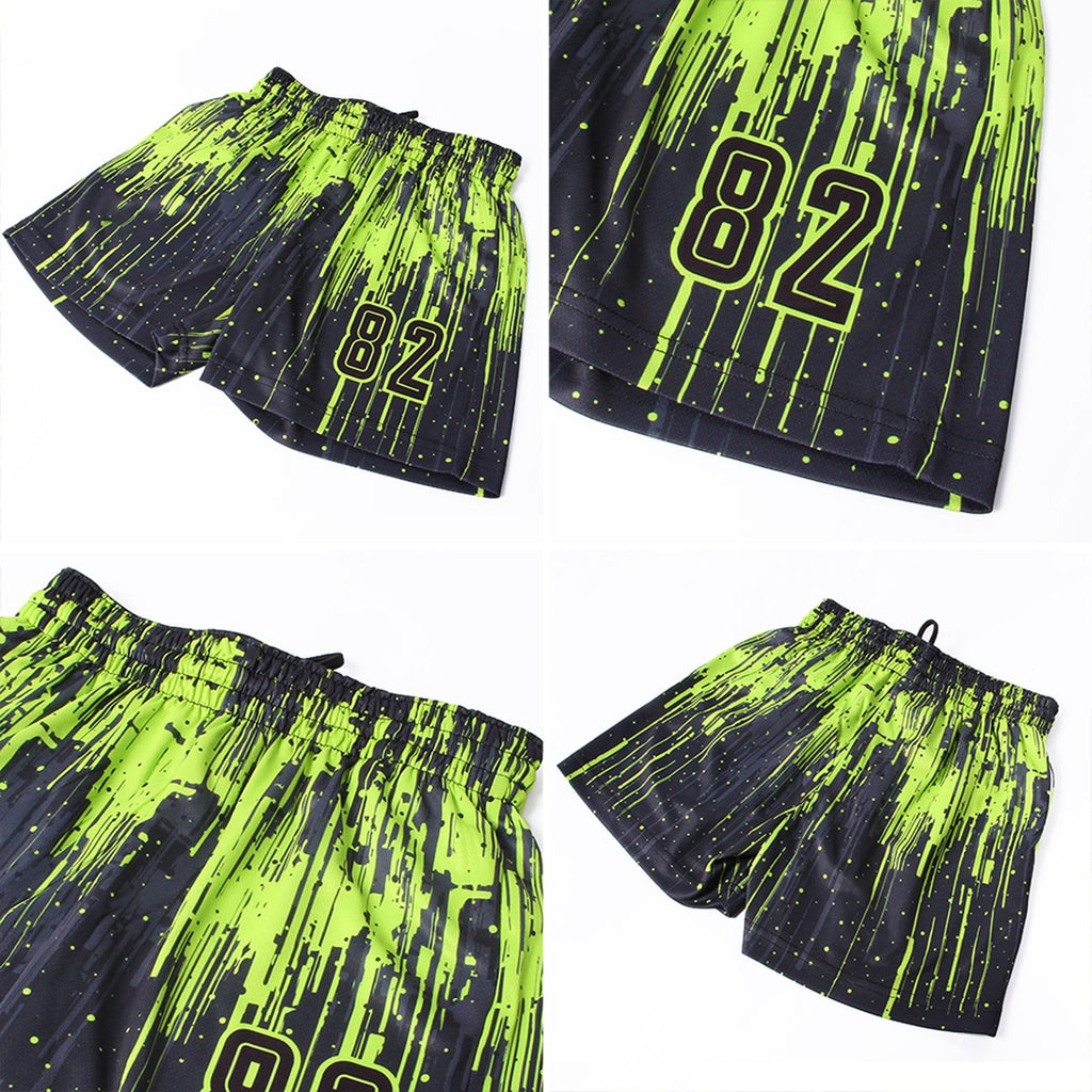 Custom Neon Green Black Sublimation Soccer Uniform Jersey photo 8