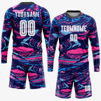 Custom Figure White-Pink Sublimation Soccer Uniform Jersey photo 4