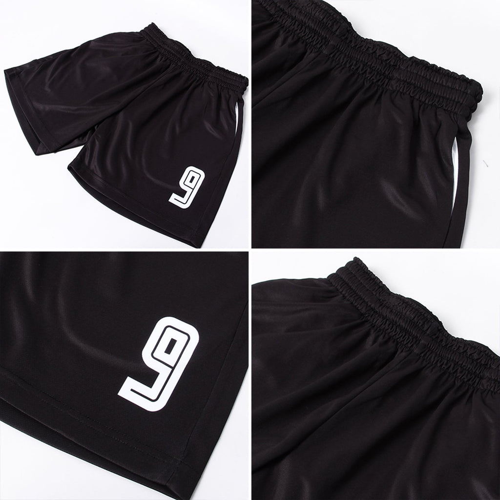 Custom Purple White-Black Sublimation Fade Fashion Soccer Uniform Jersey photo 6