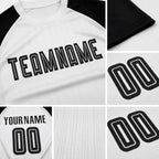 Custom White Black Sublimation Soccer Uniform Jersey detail