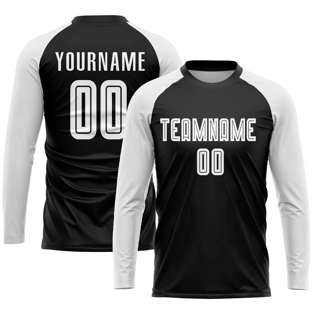 Custom Black White Sublimation Soccer Uniform Jersey photo 3