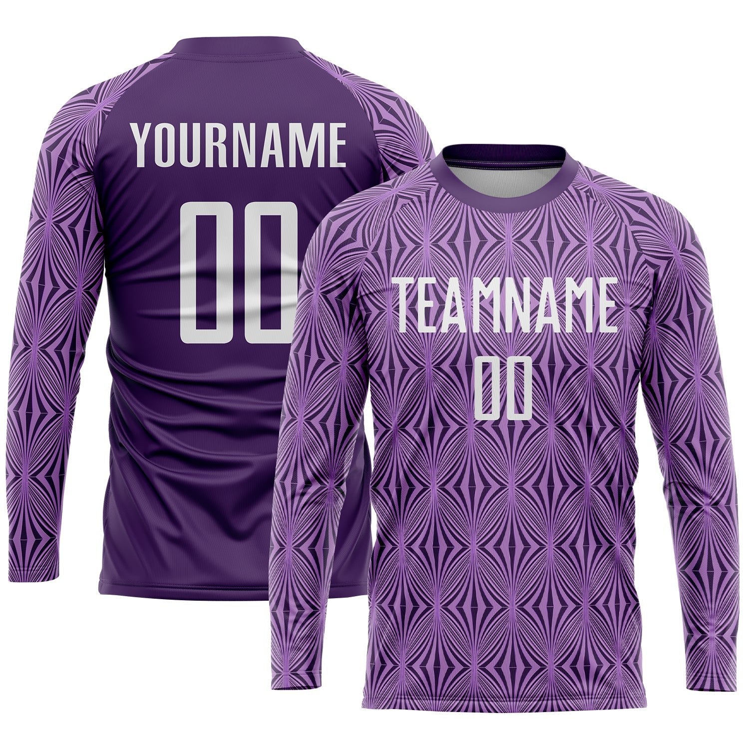 Custom Purple White Sublimation Soccer Uniform Jersey photo 3