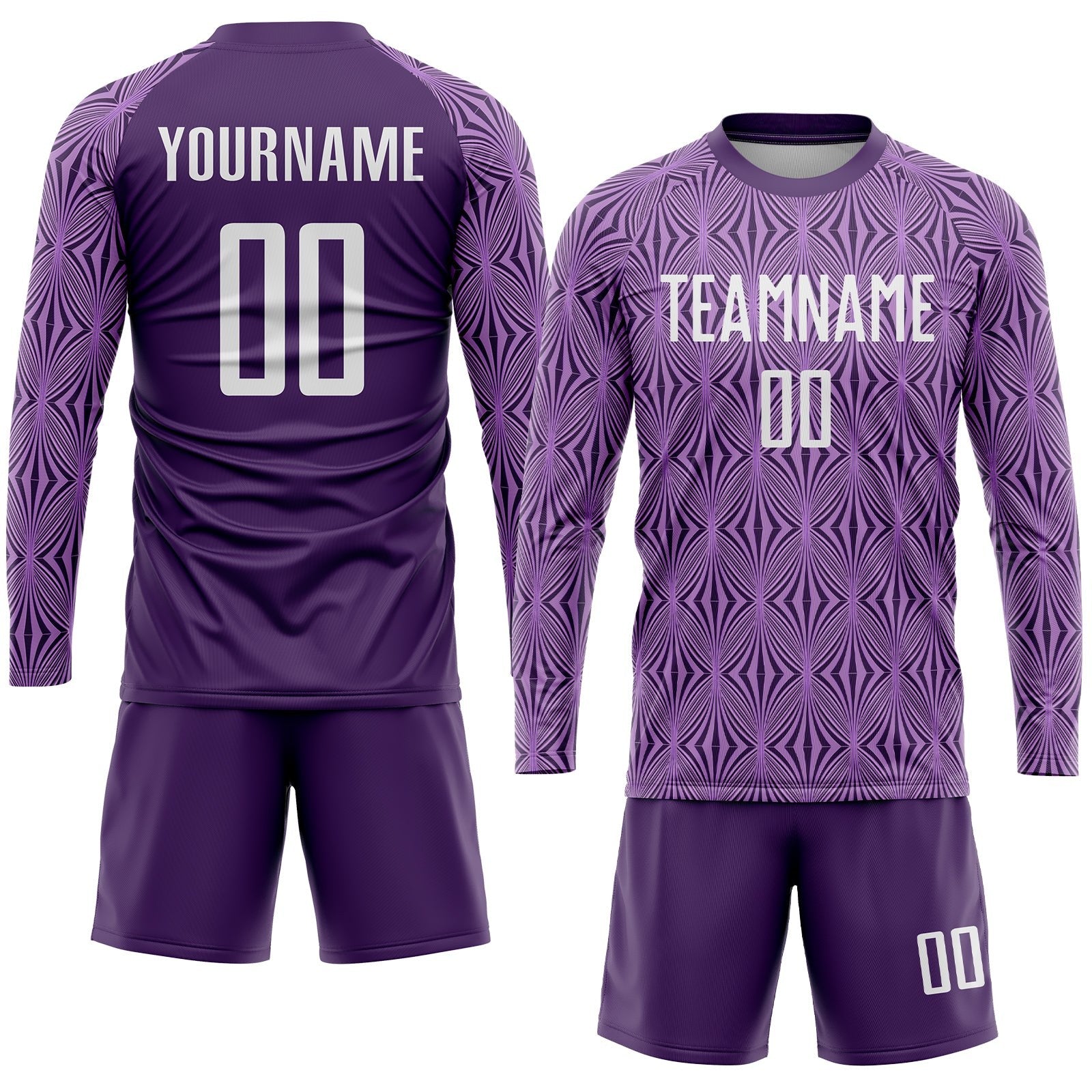 Custom Purple White Sublimation Soccer Uniform Jersey photo 4