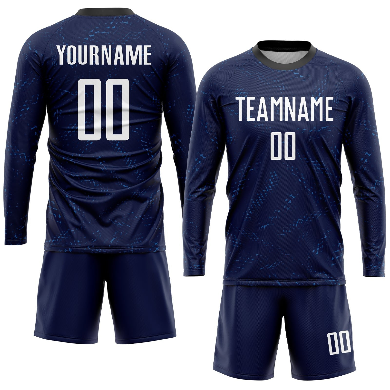 Custom Dark Purple White-Black Sublimation Soccer Uniform Jersey photo 4