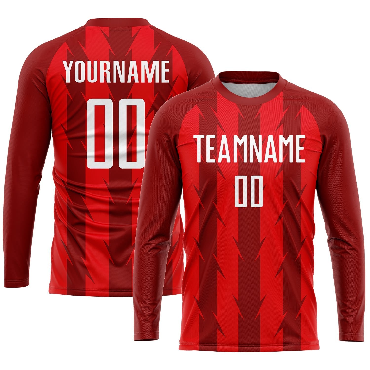Custom Red White Sublimation Soccer Uniform Jersey photo 3