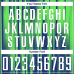 Custom Neon Green White-Royal Sublimation Soccer Uniform Jersey photo 4