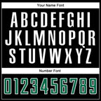 Custom Black Kelly Green-White Sublimation Split Fashion Soccer Uniform Jersey photo 4