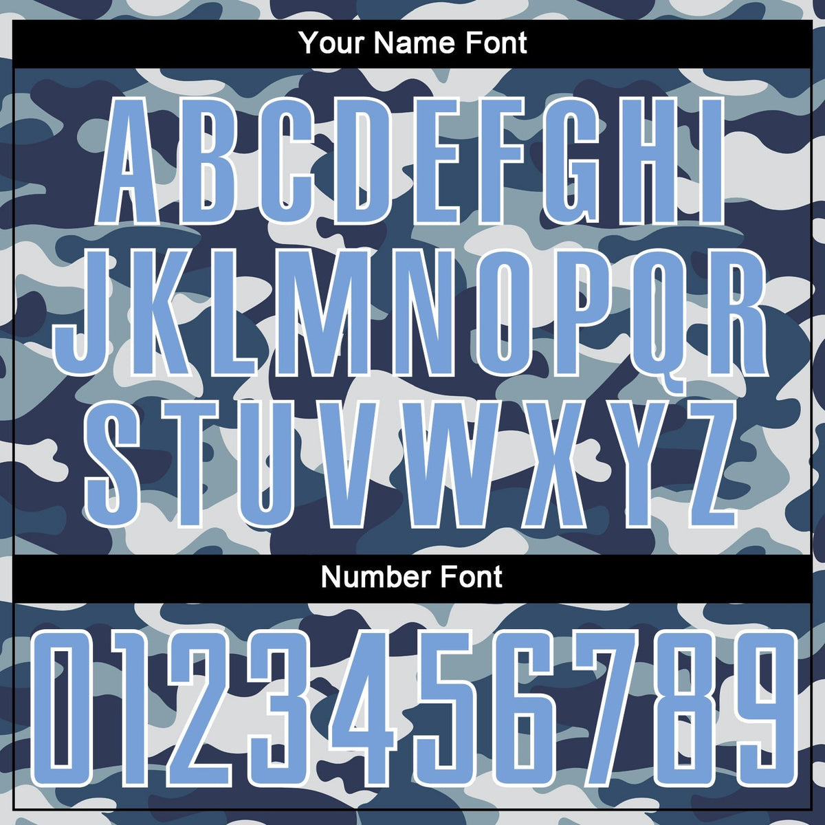 Custom Camo Light Blue-Royal Sublimation Salute To Service Soccer Uniform Jersey photo 6