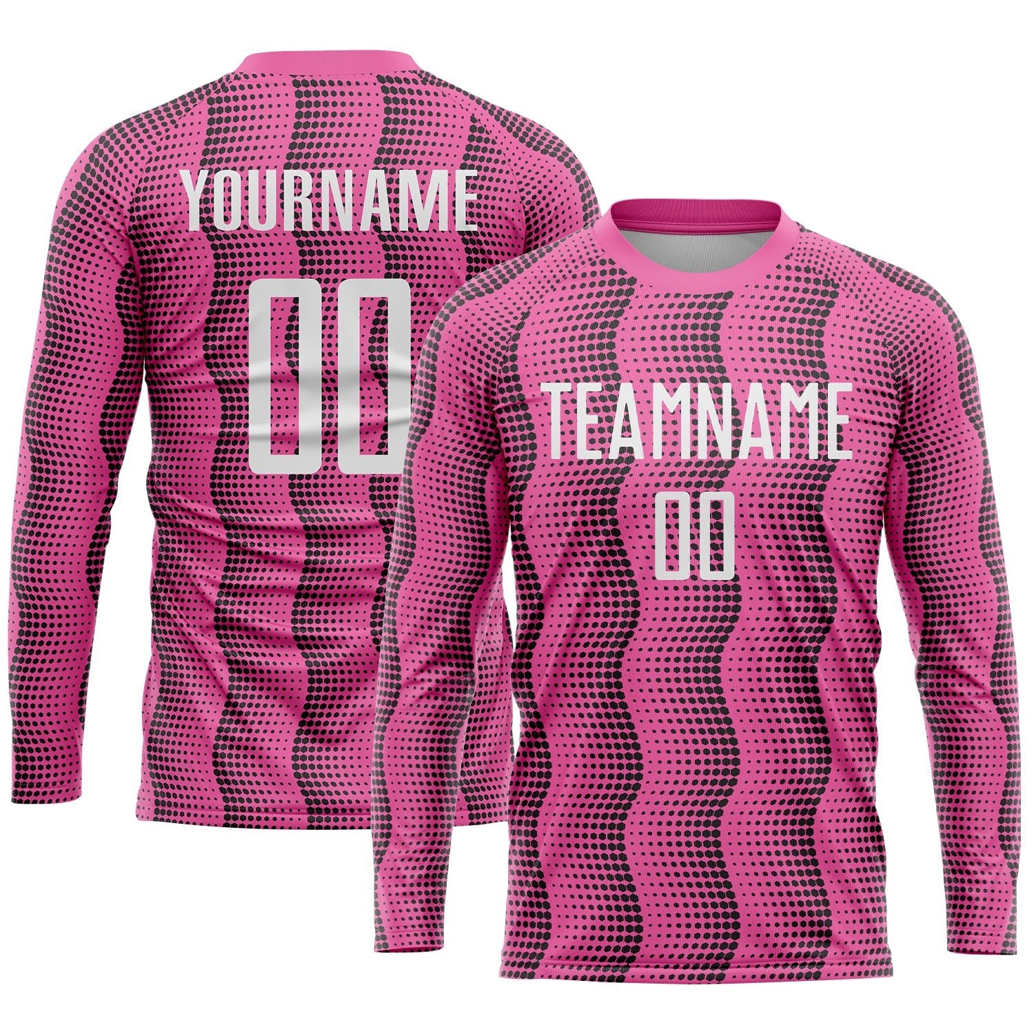 Custom Pink White Sublimation Soccer Uniform Jersey photo 3