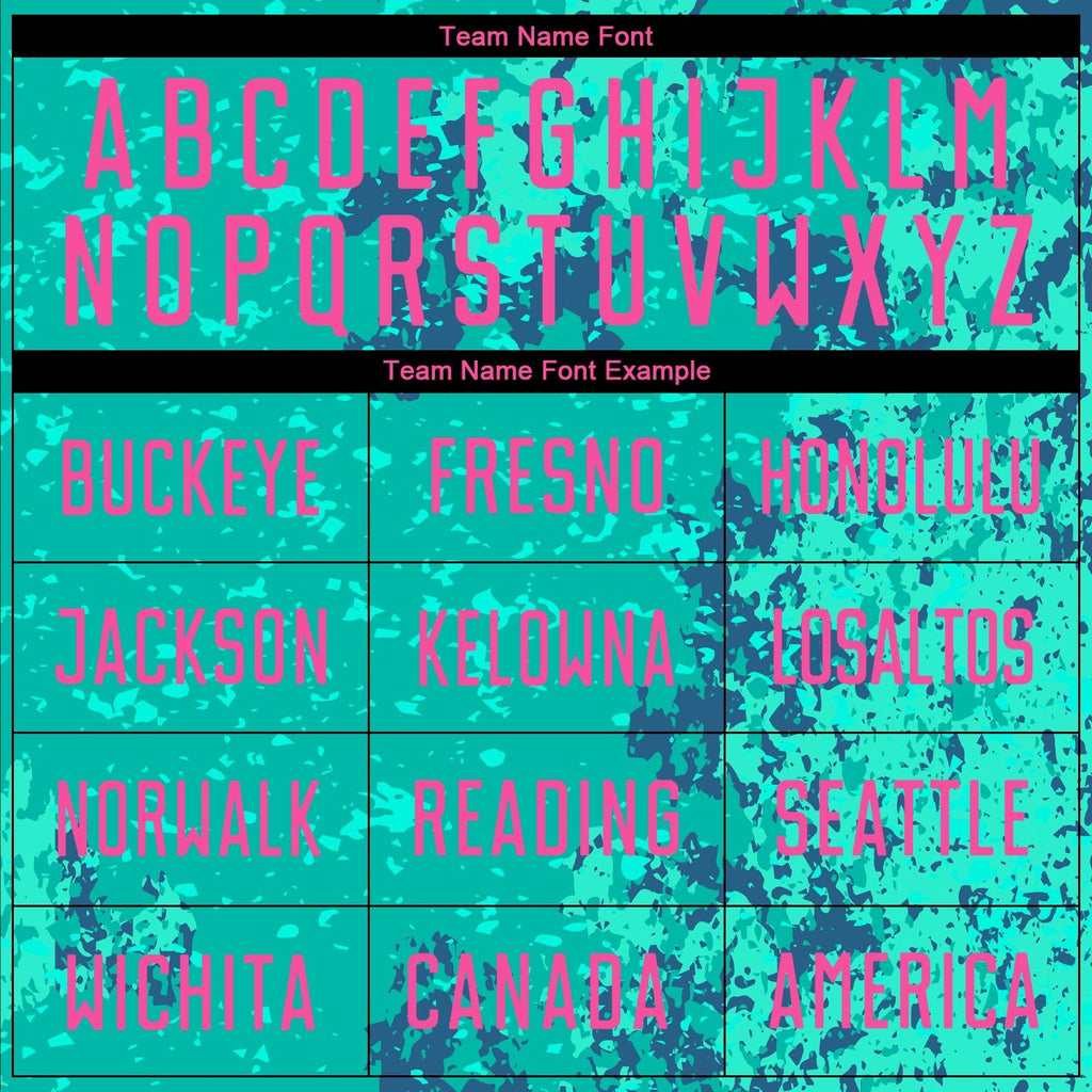 Custom Teal Pink-Royal Sublimation Soccer Uniform Jersey photo 5