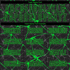 Custom Black Neon Green Sublimation Soccer Uniform Jersey photo 5