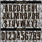 Custom Black Black-Old Gold Sublimation Snakeskin Soccer Uniform Jersey photo 4