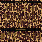 Custom Brown Brown-Old Gold Sublimation Leopard Soccer Uniform Jersey photo 6