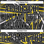 Custom Black Black-Gold Sublimation Soccer Uniform Jersey photo 6