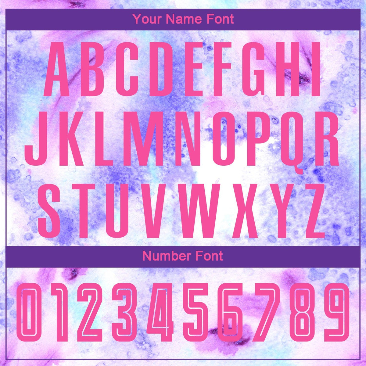 Custom Tie Dye Pink-Purple Sublimation Soccer Uniform Jersey photo 6