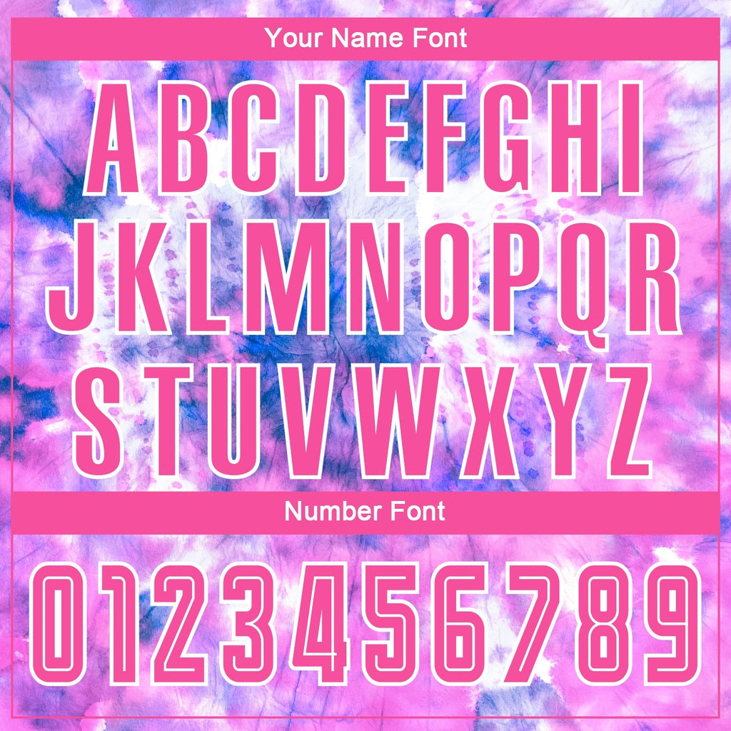 Custom Tie Dye Pink-White Sublimation Soccer Uniform Jersey photo 5