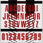 Custom Black Red-White Sublimation Soccer Uniform Jersey photo 4