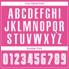 Custom Pink White-Black Sublimation Fade Fashion Soccer Uniform Jersey photo 7