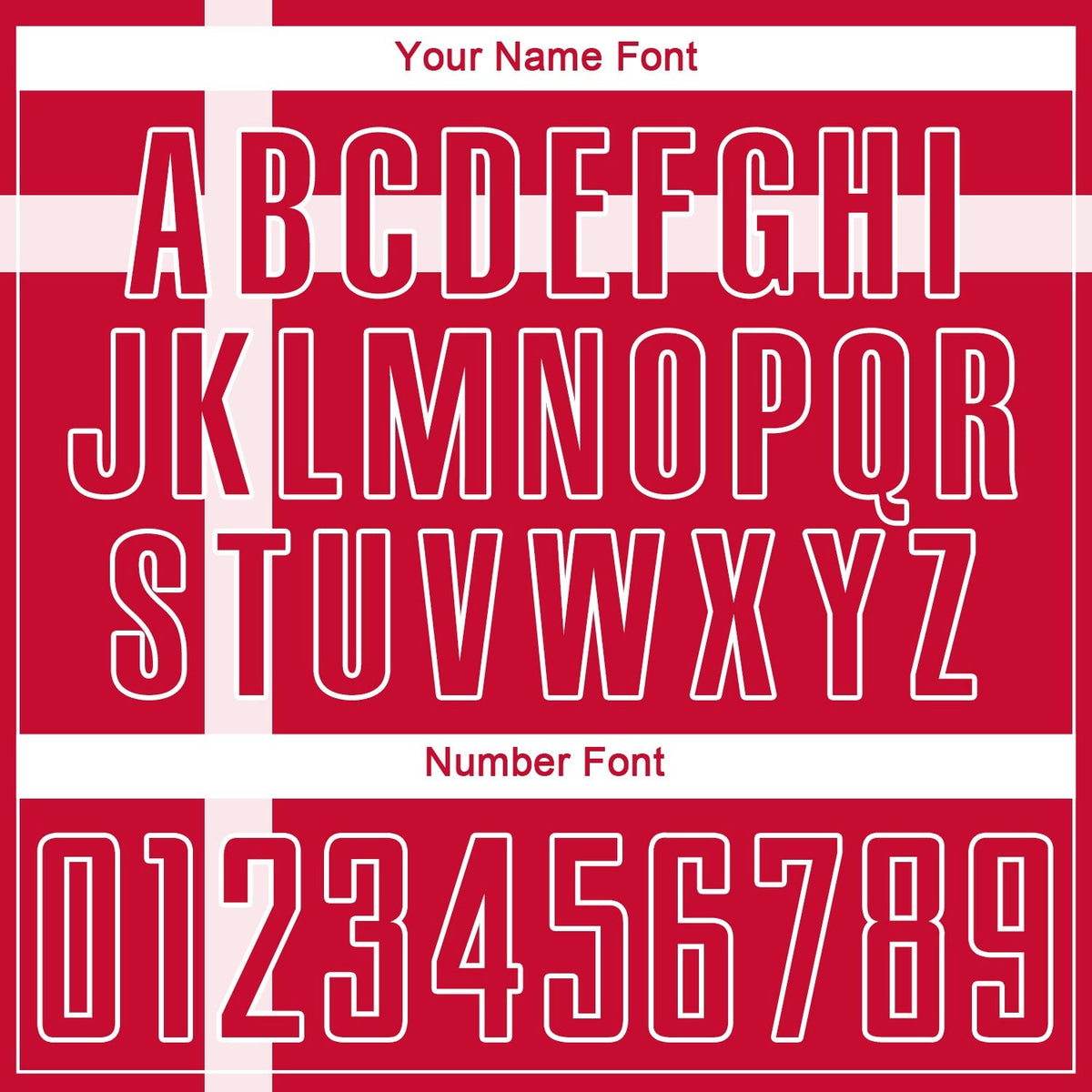 Custom Red Red-White Sublimation Danish Flag Soccer Uniform Jersey photo 4