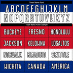 Custom Red White Royal-Black Sublimation Costa Rican Flag Soccer Uniform Jersey photo 3