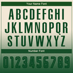 Custom Cream Green Sublimation Long Sleeve Fade Fashion Soccer Uniform Jersey photo 4