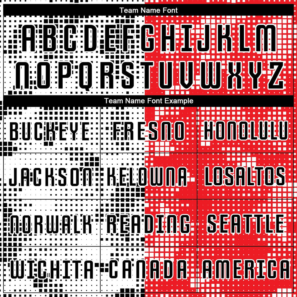 Custom Red Black-White Sublimation Soccer Uniform Jersey photo 3