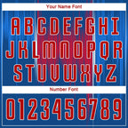 Custom Royal Red-White Sublimation Soccer Uniform Jersey photo 4