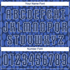 Custom Royal Navy White Sublimation Soccer Uniform Jersey photo 4