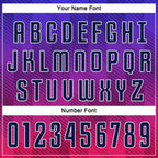 Custom Royal Navy-Hot Pink Sublimation Soccer Uniform Jersey photo 4