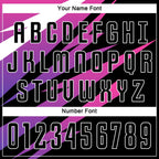 Custom Pink Black-White Sublimation Soccer Uniform Jersey photo 6