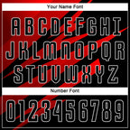 Custom Red Black-White Sublimation Soccer Uniform Jersey photo 7