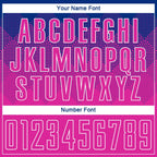 Custom Royal Deep Pink-White Sublimation Soccer Uniform Jersey photo 4
