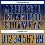 Custom Old Gold Navy-White Sublimation Soccer Uniform Jersey photo 4