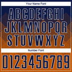 Custom Texas Orange Navy-White Sublimation Soccer Uniform Jersey photo 4
