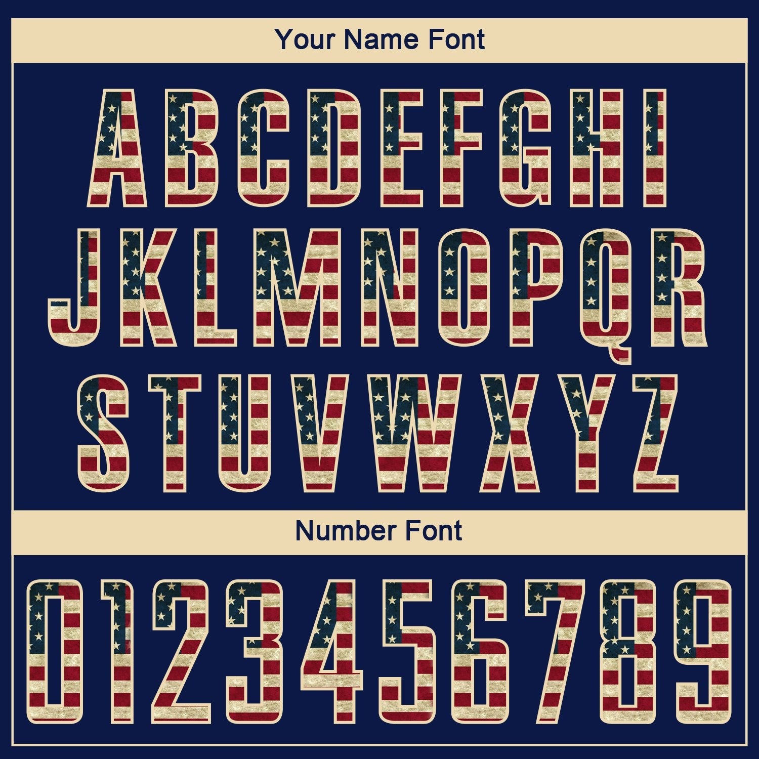 Custom Crimson Vintage USA Flag Navy-Cream Sublimation Soccer Uniform Jersey photo 4
