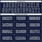 Custom Navy White Pinstripe Fade Fashion Sublimation Soccer Uniform Jersey photo 3