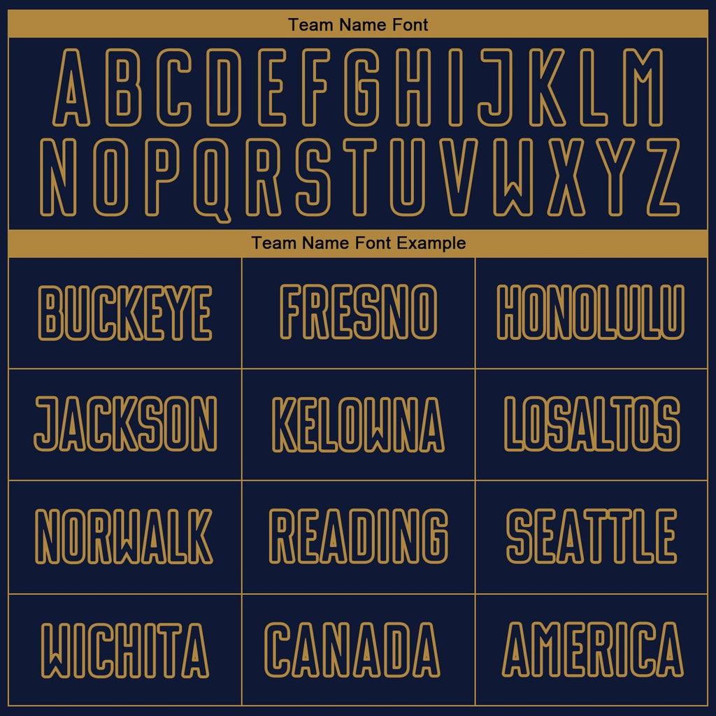 Custom Navy Old Gold Pinstripe Fade Fashion Sublimation Soccer Uniform Jersey photo 3