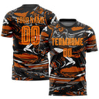 Custom Figure Bay Orange-Texas Orange Sublimation Soccer Uniform Jersey photo 1