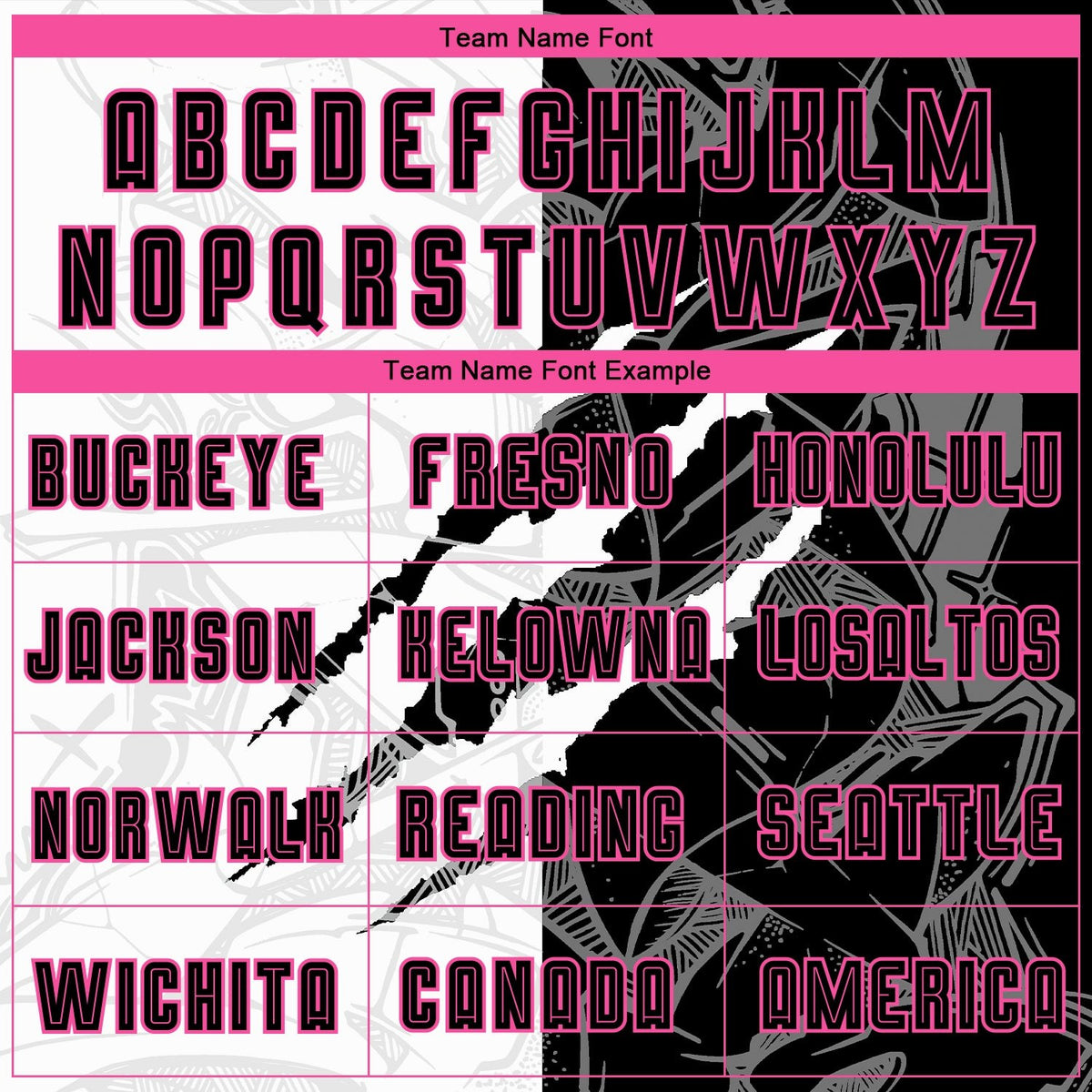 Custom Graffiti Pattern Black-Pink Scratch Sublimation Soccer Uniform Jersey photo 3