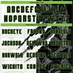 Custom Graffiti Pattern Black-Neon Green Scratch Sublimation Soccer Uniform Jersey photo 3