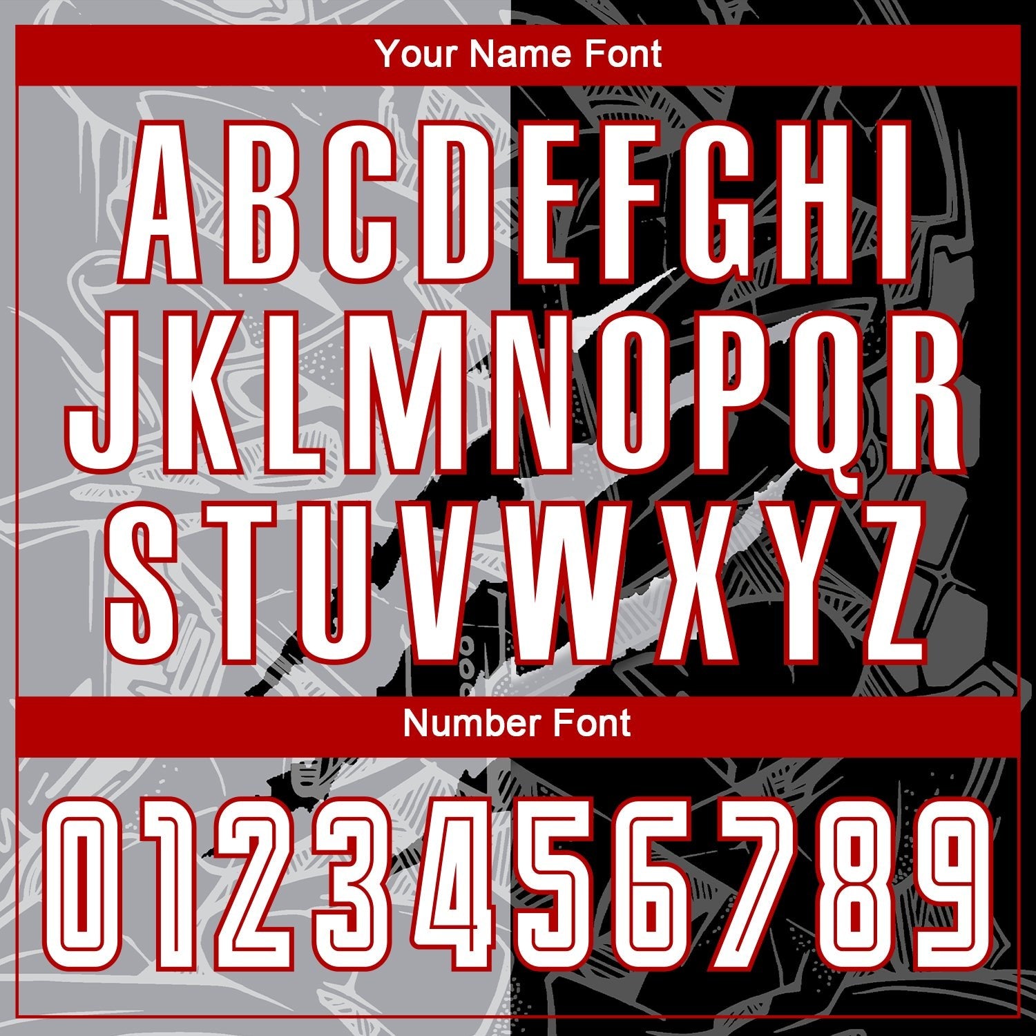 Custom Graffiti Pattern White Black Gray-Red Scratch Sublimation Soccer Uniform Jersey photo 4
