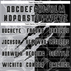 Custom Graffiti Pattern Black-Gray Scratch Sublimation Soccer Uniform Jersey photo 3