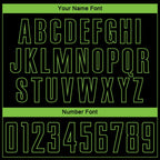 Custom Black Neon Green Sublimation Soccer Uniform Jersey photo 4