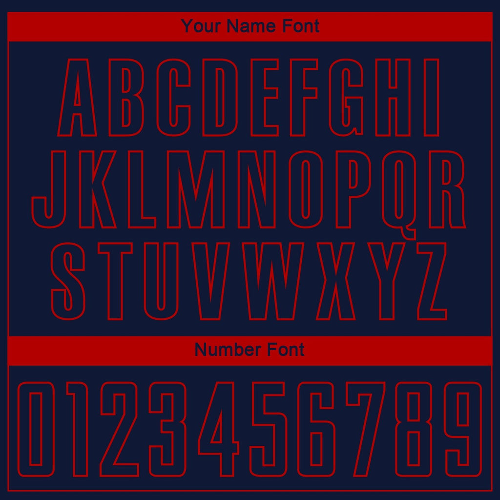 Custom Navy Red Sublimation Soccer Uniform Jersey photo 4