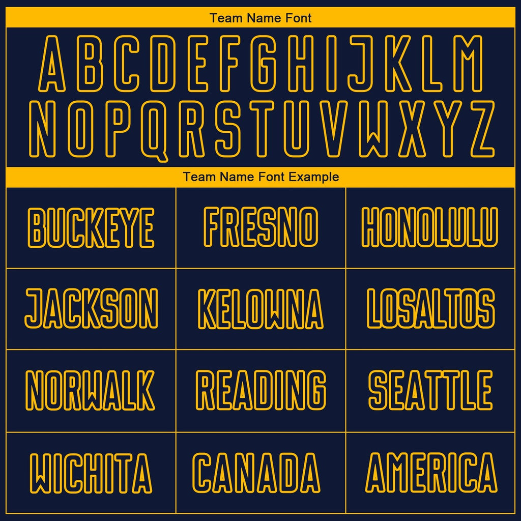 Custom Navy Yellow Sublimation Soccer Uniform Jersey photo 3