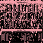 Custom Black Medium Pink Sublimation Soccer Uniform Jersey photo 4